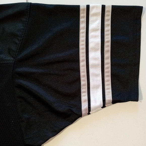 RAIDERS 95 CAPPS Football Jersey  XL 46-48  Black Grey, Silver, White detail VGC - Picture 6 of 10